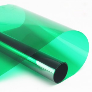 green decorative window film