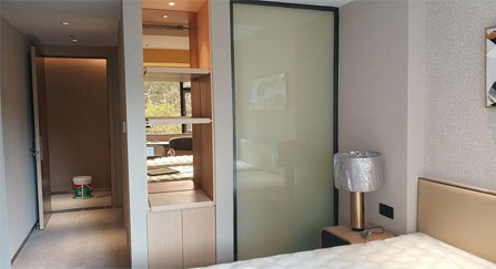 Switchable Transparent Glass for Hotel Toilet