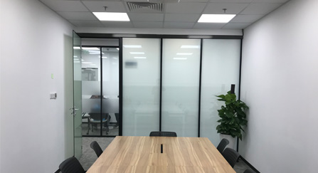 PDLC Switchable Film and Glass for Office Privacy Protection